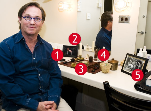 Race's Richard Thomas Shows Off His Keepsake-Filled Dressing Room