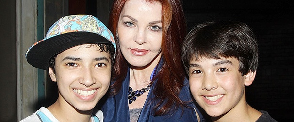 Rock 'n' Roll Royalty Priscilla Presley Tips Her Crown to Billy Elliot