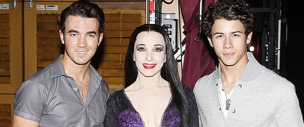 The Jonas Brothers Snap Up Seats to The Addams Family 