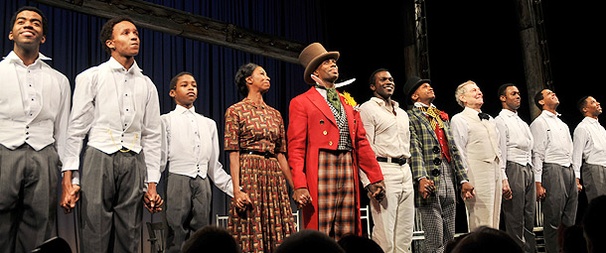Let's Hear It for the Boys! The Cast of The Scottsboro Boys Celebrates Opening Night