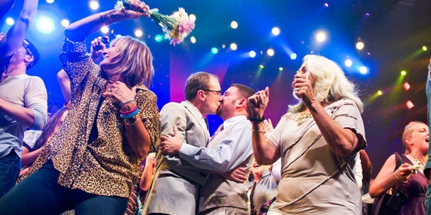 Share the Joy as Same-Sex Couples Wed Onstage at the St. James Theatre