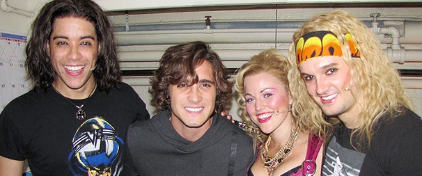 Rock of Ages Film Star Diego Boneta Says Hello to His Broadway Buds