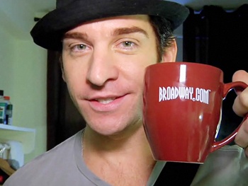 Andy Karl Makes Music & Celebrates Wife Orfeh Backstage at Jersey Boys