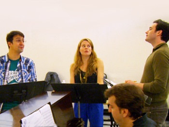 Inside Merrily We Roll Along Rehearsal with Colin Donnell, Lin-Manuel Miranda and Celia Keenan-Bolger 