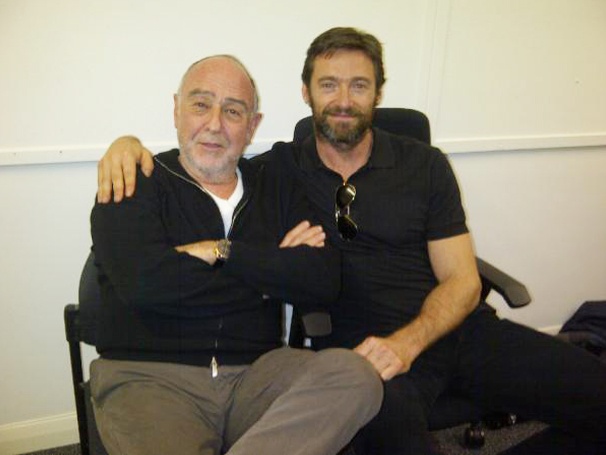 A Bearded Hugh Jackman Heads to Work on Les Miserables Movie