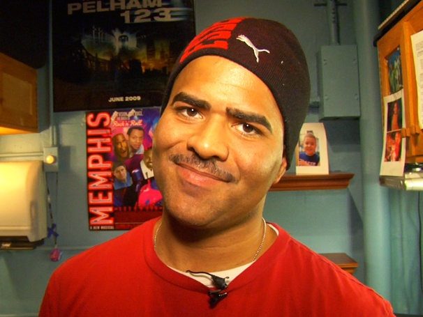 Christopher Jackson Shows Off His Sesame Street Cred and Autographed Baseball Backstage at Memphis 