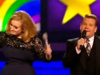 See One Man, Two Guvnors Star James Corden Host the Brit Awards  Get