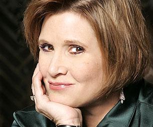 Carrie Fisher Visits with David Letterman