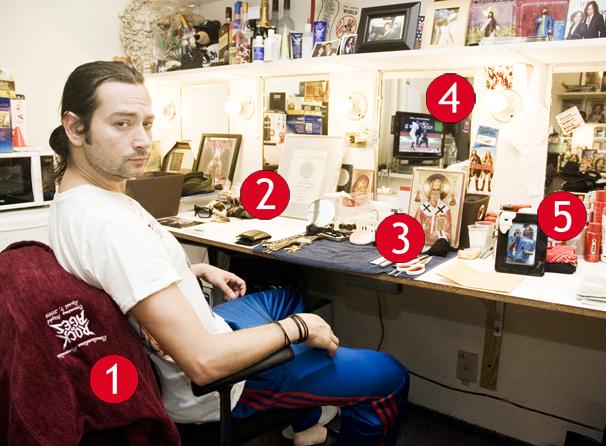 Rock Star Constantine Maroulis Shows Off His Dressing Room Must-Haves