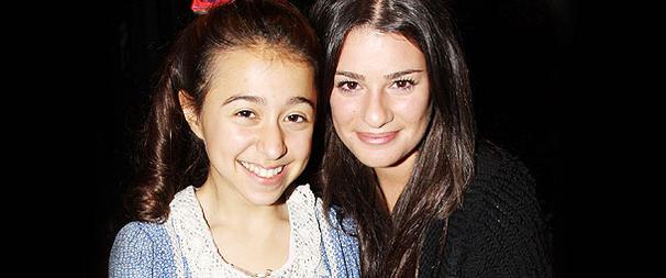 Glee Star Lea Michele Goes Back to the Future at Ragtime