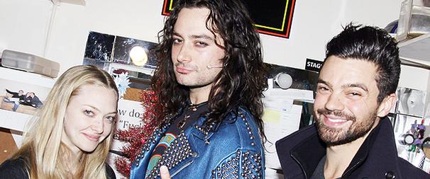 Here They Go Again! Mamma Mia! Film Stars Amanda Seyfried and Dominic Cooper Hit Rock of Ages