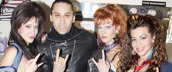 Boom Boom Pow! Taboo of Black Eyed Peas Gets Blown Away at Rock of Ages