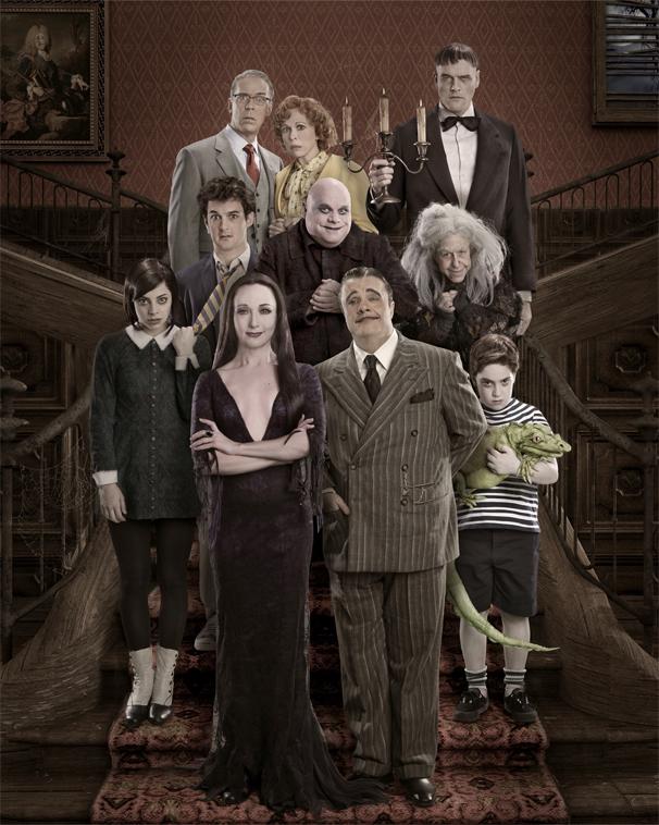 Say Cheese! The Addams Family Gets Ready for Broadway with Portrait