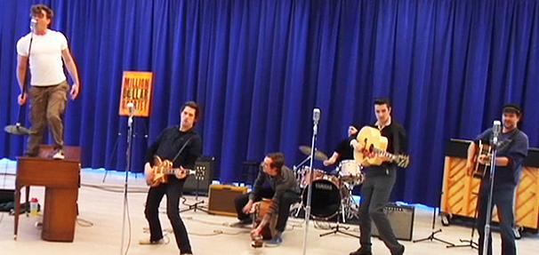 Rockin' Out In Rehearsal with Broadway's Million Dollar Quartet
