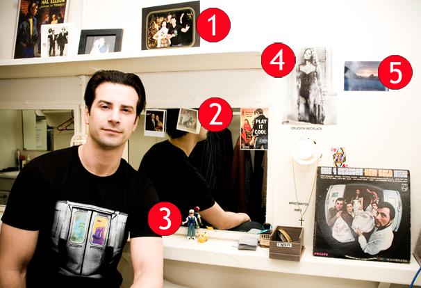 Be Italian! Dominic Nolfi's Dressing Room Channels a Jersey Boys Vibe