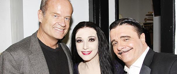 Cheers! Kelsey Grammer Visits Bebe Neuwirth at The Addams Family