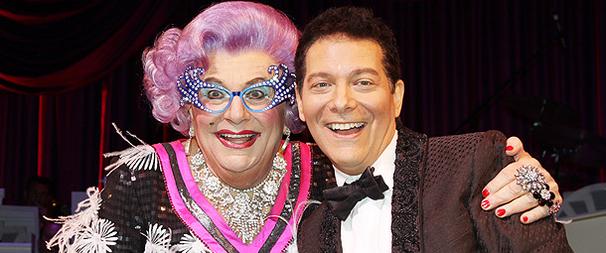 Dame Edna and Michael Feinstein, Broadway’s New Odd Couple, Open in All About Me
