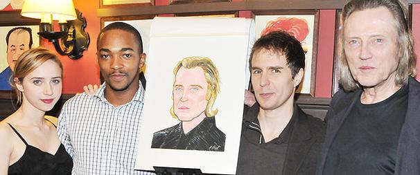 After a Lifetime of Off the Wall Parts, Behanding Star Christopher Walken is On the Wall at Sardi’s
