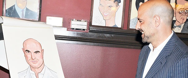 Lend Me a Portrait! Actor/Director Stanley Tucci Goes On the Wall at Sardi's