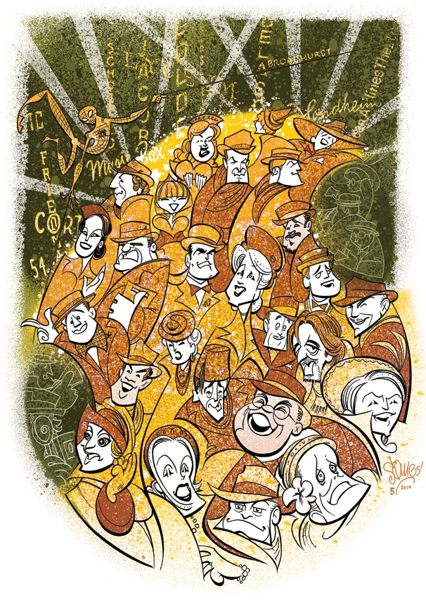 Squigs Captures the New Stars of Broadway's Busy Fall Season in Grand Style
