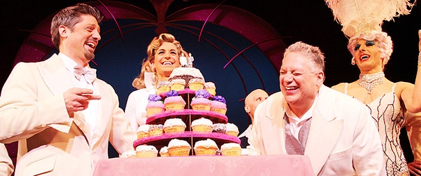 Harvey Fierstein and Christopher Sieber Celebrate a Frosting-Filled Anniversary at La Cage aux Folles