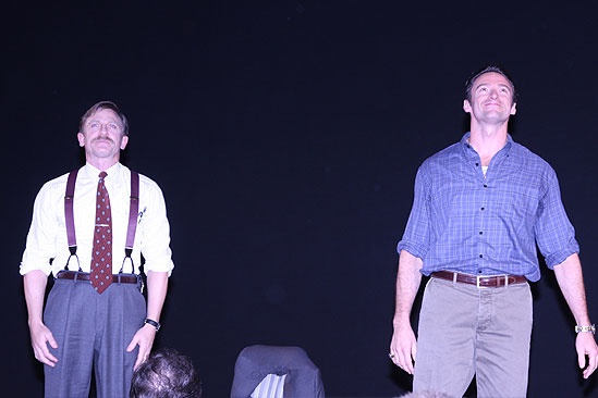 A Steady Rain Opening - 1 - Daniel Craig - Hugh Jackman Curtain Call