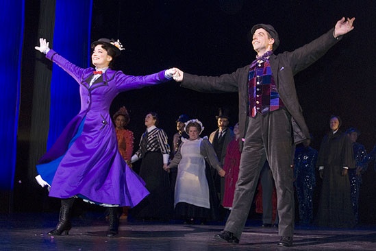 Mary Poppins New Cast 2009 – cc – Laura Michelle Kelly – Christian Borle