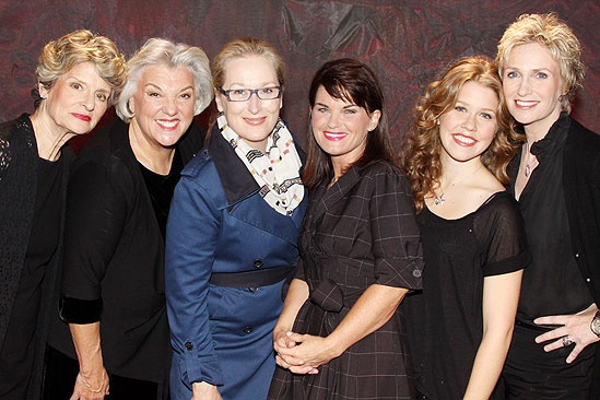 Meryl Streep at Love, Loss and What I Wore – Mary Louise Wilson – Tyne Daly – Meryl Streep – Mary Birdsong – Lisa Joyce – Jane Lynch