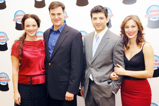White Christmas 2009 meet and greet – Melissa Errico – James Clow – Tony Yazbeck – Mara Davi