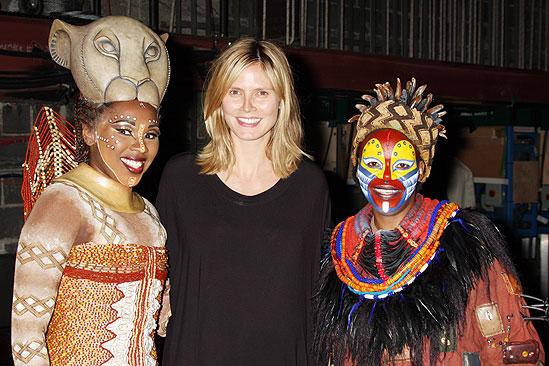 Heidi Klum at Shrek - Ta'Rea Campbell - Tshidi Manye 