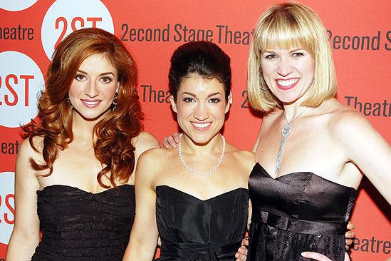 Vanities Off-Broadway Opening - Anneliese van der Pol - Sarah Stiles - Lauren Kennedy