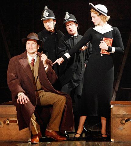 The 39 Steps - Show Photo - Sean Mahon - Arnie Burton - Jeffrey Kuhn - Jill Paice