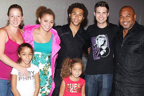 Corbin Bleu at Little Mermaid - Corbin Bleu - family