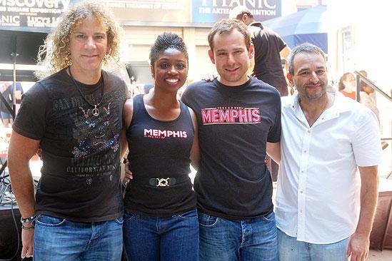 Memphis BBQ Meet and Greet - David Bryan - Joe DiPietro - Montego Glover - Chad Kimball
