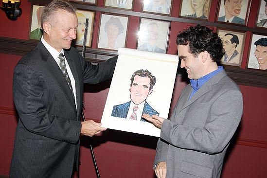 Brian d’Arcy James at Sardi’s - Max Klimavicius – Brian d’Arcy James
