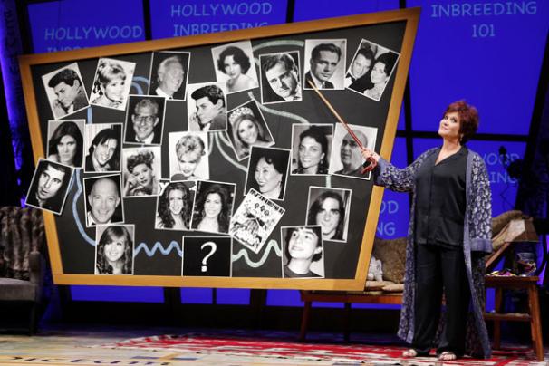 Wishful Drinking - Show Photos - Carrie Fisher (chalk board)
