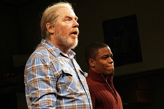 Superior Donuts Opening Night – Michael McKean – Jon Michael Hill (curtain call)