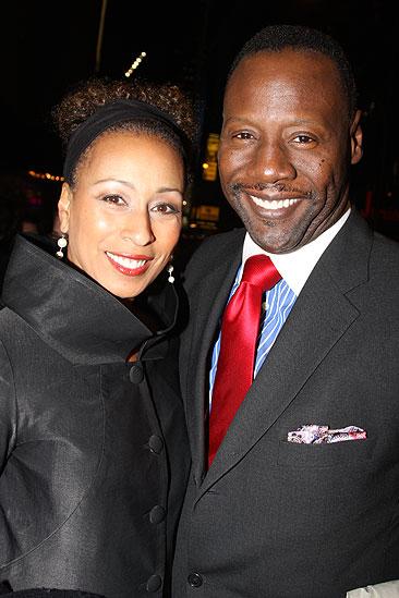Superior Donuts Opening Night – Tamara Tunie – Gregory Generet