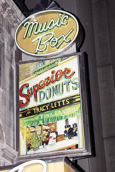 Superior Donuts Opening Night – marquee