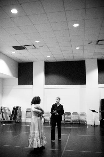 Ragtime rehearsal – Stephanie Umoh – Marcia Milgrom Dodge