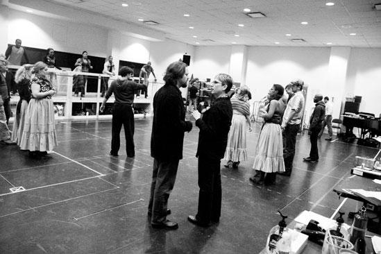 Ragtime rehearsal – Marcia Milgrom Dodge – Robert Petkoff