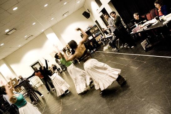 Ragtime rehearsal – company