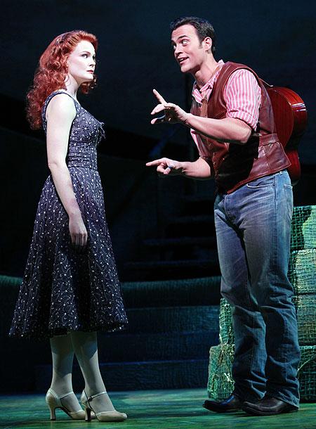 Finian's Rainbow - Show Photos - Kate Baldwin - Cheyenne Jackson (pointing)