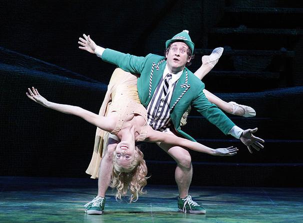 Finian's Rainbow - Show Photos - Christopher Fitzgerald - Alina Faye (dancing)