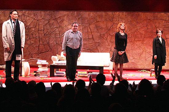 First preview of God of Carnage new cast – curtain call