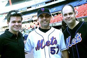 Producers at Shea - Hunter Foster - Eric Valent - Brad Oscar 