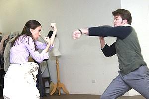 Little Women Press Rehearsal - Sutton Foster - Danny Gurwin