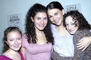 Little Women Press Rehearsal - Amy McAlexander - Jenny Powers - Sutton Foster - Megan McGinnis