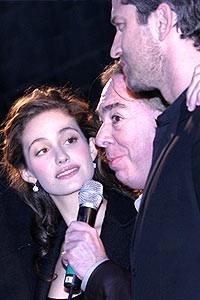 Phantom Film Stars at Bloomingdale's - Emmy Rossum - Andrew Lloyd Webber - Gerard Butler
