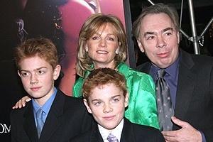 The Phantom of the Opera Movie Premiere - Andrew Lloyd Webber - Madeleine Gurdon - sons